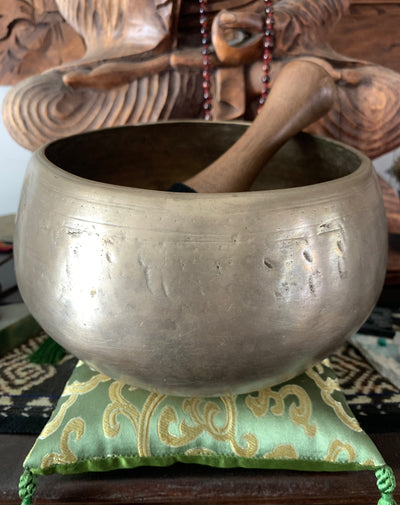 Antique Lama Tibetan Singing Bowl