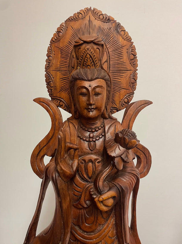 QuanYin Lotus Statue