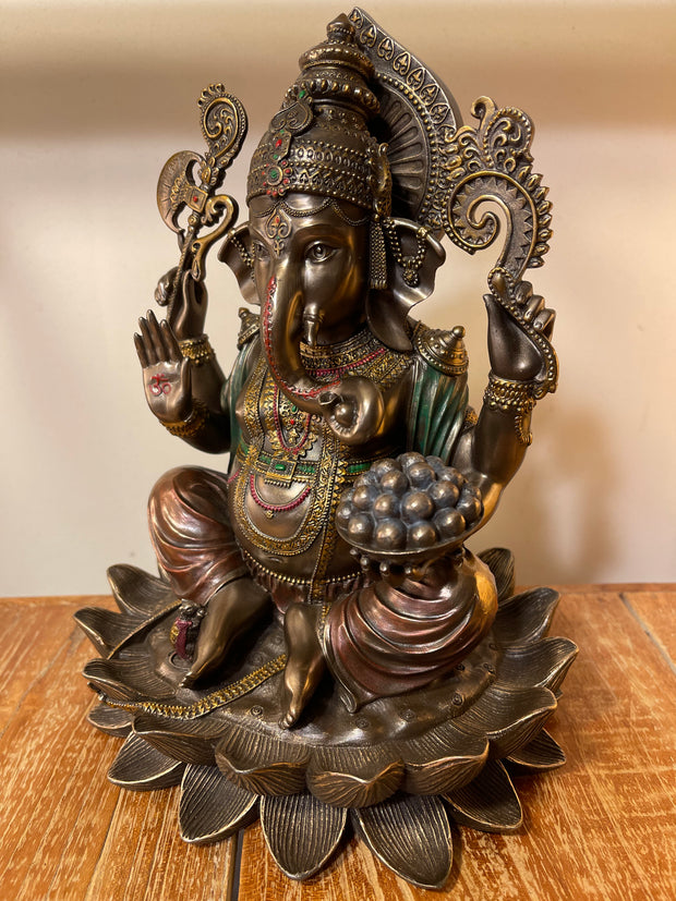Seated Ganesh on Lotus