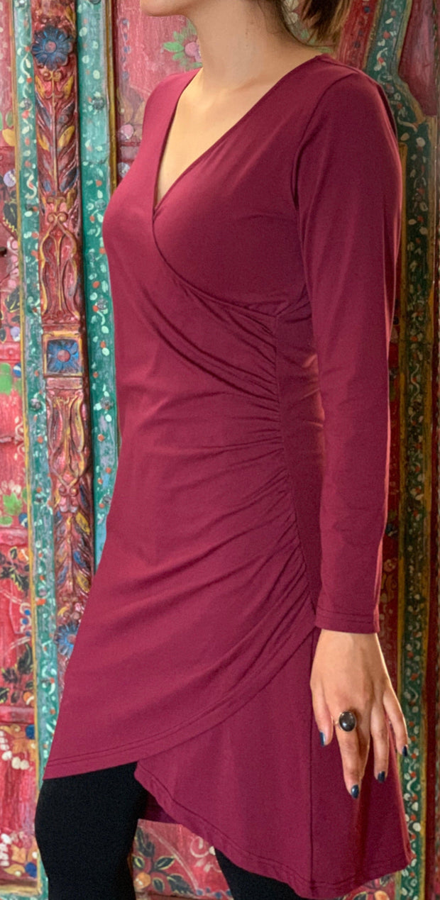 Organic Cotton Wrap Dress