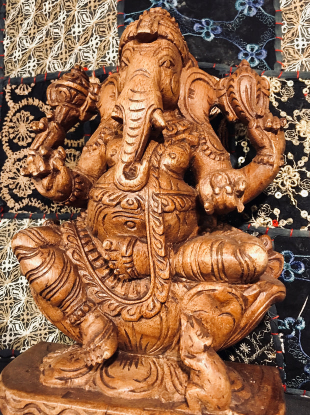 Ganesh Statue - Floating Lotus