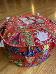 Patchwork Pouf Ottoman - Just Arrived Large Size