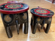 Elephant Stool Painted - New Arrival!