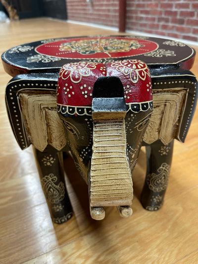 Elephant Stool Painted - New Arrival!