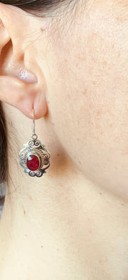 Jhali Ruby Earrings