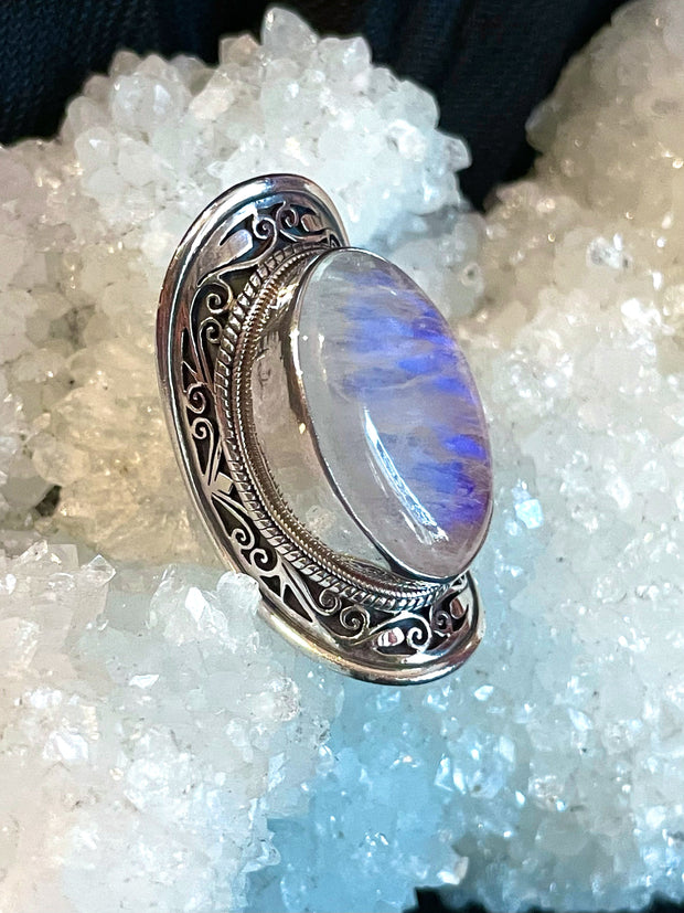 Lunar Rebirth Moonstone Ring