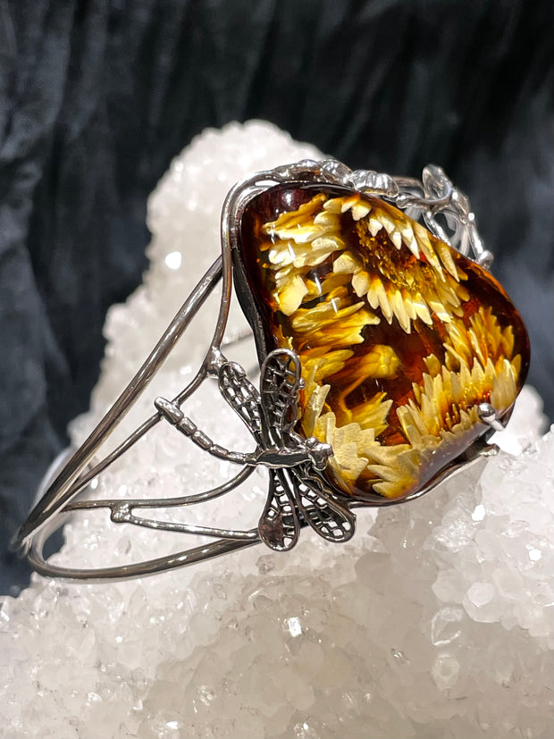 Blissful Sunflower Amber Bracelet