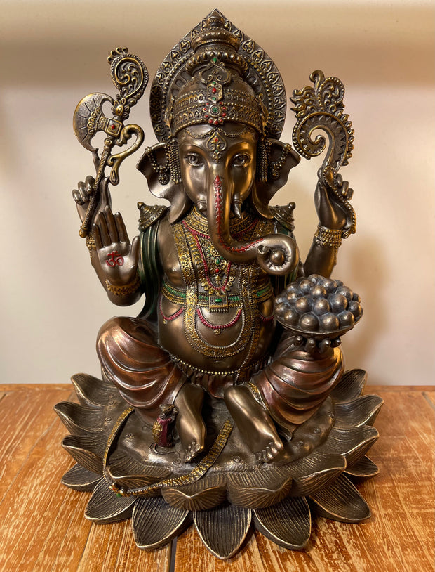 Seated Ganesh on Lotus