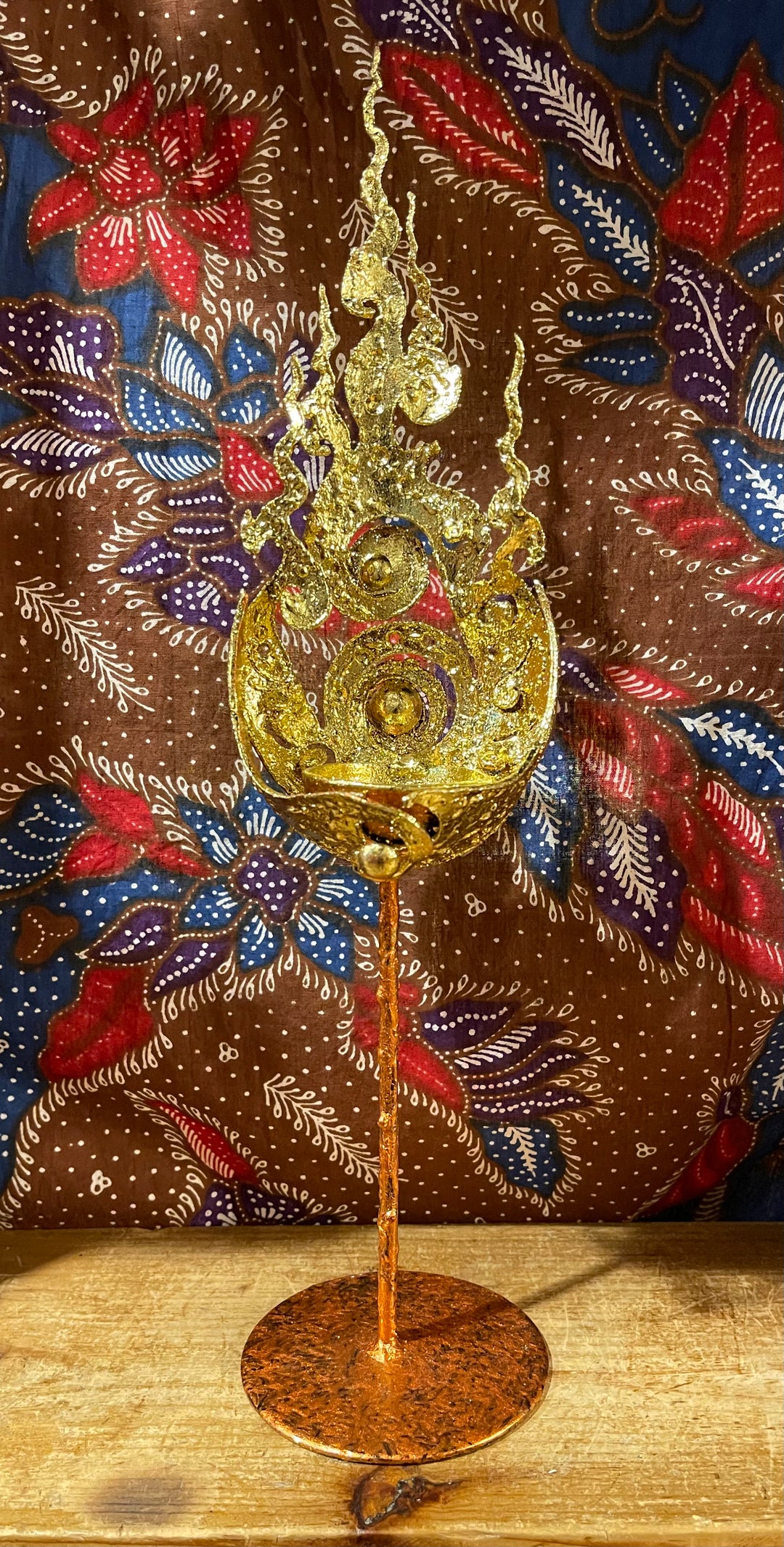 Thai Flame of Enlightenment Candle Holder