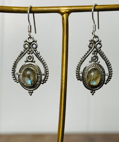 Moonstone Lace Earrings