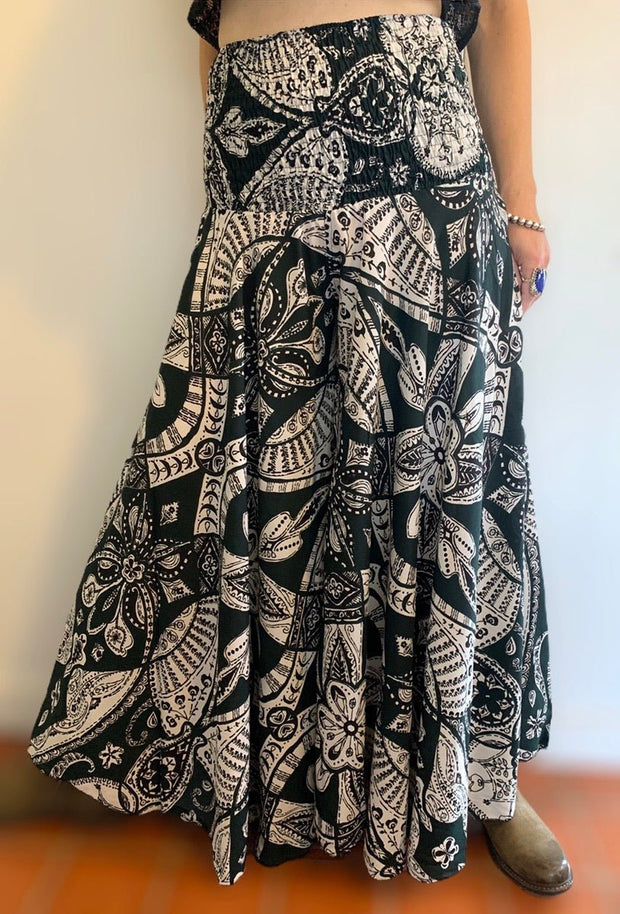 Aria Wide Leg Pants - Floating Lotus