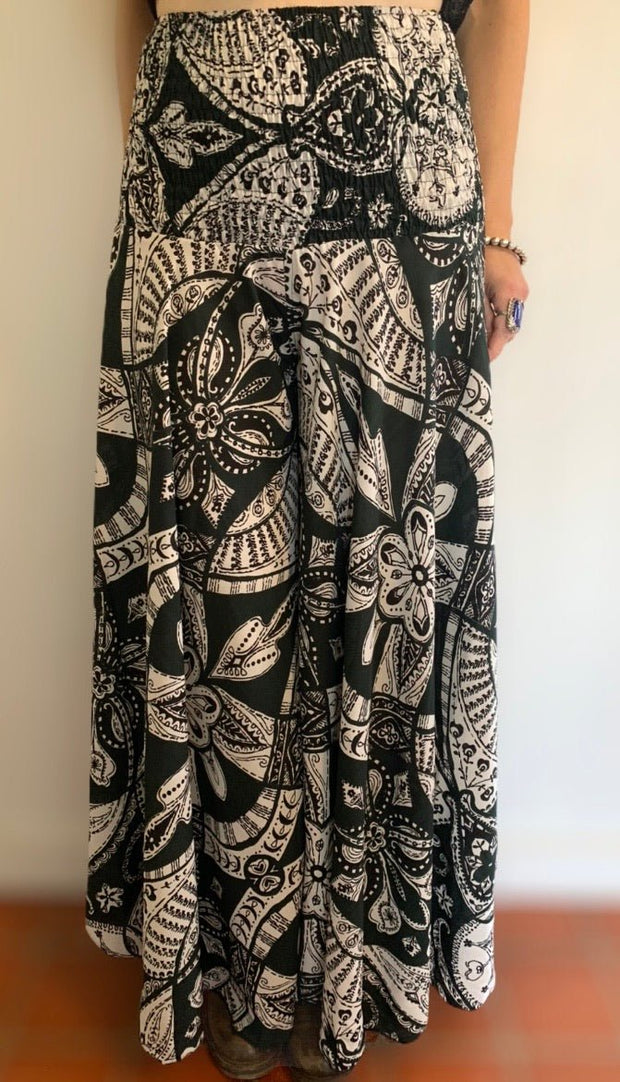 Aria Wide Leg Pants - Floating Lotus