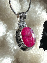 Love’s Grace Ruby Pendant